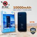 A1 Star fast charging power bank 27w Fast Charging 10000mah Power Bank |TypeC / PD Output| Portable powerbank| PD Q.C 3.0. 