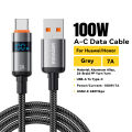 Essager 100W Type C to Type C Cable 5A PD Fast Charging USB C to USB C Display Cable For Macbook Laptop iPad  14 iPhone 15. 