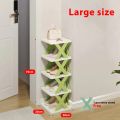 Large Size Multilayer Shoe Rack- 5 Layer Shoe Shelf Removable Shoe Cabinet With Extra X Stand (1pcs). 