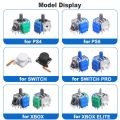 Anti-Drift TMR Electromagnetic Joystick 3D Analog Durable ThumbStick High Precision Game Accessories for PS5/PS4/Xbox/Switch Pro.