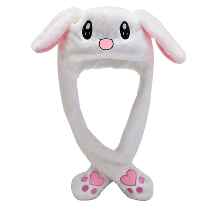 Cute%20Bunny%20Hat%20Ear%20Moving%20Jumping%20Hat%20Plush%20Rabbit%20Hat%20Cute%20Cap%20For%20Girls%20Children'S%20Hats%20-%20Image%204