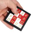 Early Educational Math Toy Developing for Children Plastic 1-15 Number Puzzles Kids Toy Sliding Puzzle Toy 15 Tiles Logics Game.