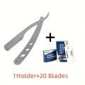 Manual Shaves Blades Foldable Straight  Safety Razor Men Stainless Steel Shaving Razor Face Care Body Face Hair Removal Knife. 