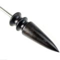 2pcs/set Pointed Tip Leather Burnishing Tool Leather Edge Burnisher Leather Slicker Tool Set Burnishing Wheel of Supplies. 