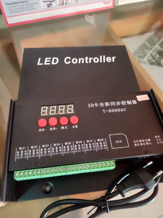 T-8000AC%208192%20Pixels%20SD%20Card%20%20LED%20controller%20for%20WS2811%20Waterproof%20Rainproof%20Controller%20AC110-240V%20-%20Image%202