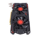 Graphics Card 6GB GDDR5 192BIT Double Fan PCIE 2.0 16X Slot Supports DVI VGA HD Multimedia Interface Gaming Video Card.