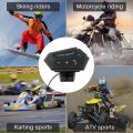 1/2Pcs Motorcycle Helmet Bluetooth Intercom Headset Wireless Interphone Intercomunicador Moto Waterproof HandsfreeCall Headphone. 