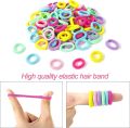 100 Pcs/set Baby Girl Rubber Bands Kids Elastic Hair Bands for Children Mixed Colors Mini Ponytail Holder Baby Hair Accessories. 