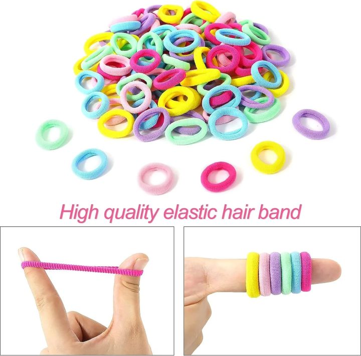 100%20Pcs/set%20Baby%20Girl%20Rubber%20Bands%20Kids%20Elastic%20Hair%20Bands%20for%20Children%20Mixed%20Colors%20Mini%20Ponytail%20Holder%20Baby%20Hair%20Accessories%20-%20Image%204