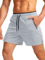 2026 New Men's Quick Dry Running Shorts with Zipper Pockets, 5" Athletic Workout Shorts for Gym Fitness Training Jogging. 