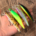 5pcs Casting Floating Minnow Hard Bait Sea Bass Saltwater Sea Fishing Lure. 