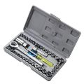 40 Piece Toolkit Tool kit Combination Socket Ratchet Wrench Set Tool Toolkit Goti Set Ring Spanner Pana Set Screw Driver Bit Set Hand Toolkit Tools Kit Car Bike Cycle Repairing Hand. 