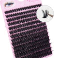 280 Pcs 8D Fluffy Thick Eyelash Clusters D Curl Wispy Individual Lashes 8-16mm Mix False Eyelashes Extensions  Cluster Lashes. 
