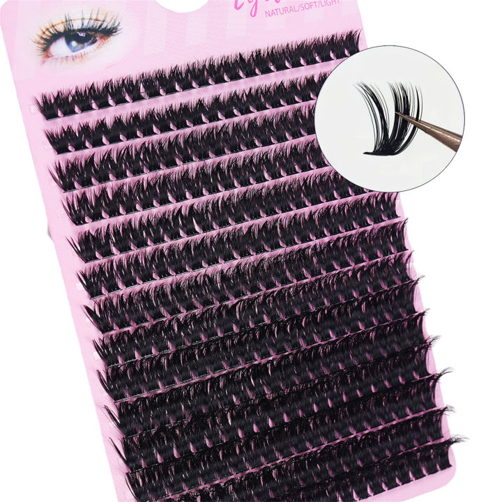 280%20Pcs%208D%20Fluffy%20Thick%20Eyelash%20Clusters%20D%20Curl%20Wispy%20Individual%20Lashes%208-16mm%20Mix%20False%20Eyelashes%20Extensions%20%20Cluster%20Lashes%20-%20Image%206