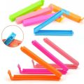 12-Pack Multi-Color Plastic Food Storage Bag Clips - Leakproof Seal Sealing Clips for Kitchen Organization. 