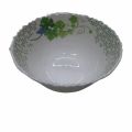 Italiano melamine 6.5"Crazy Bowl snowdrop. 