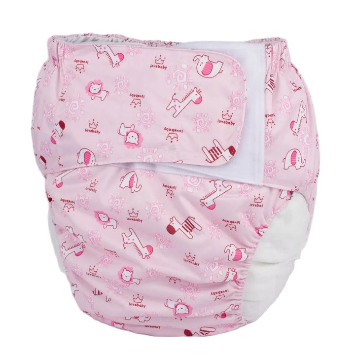 %5BSigzagor%5D1%20XL%20Adult%20Cloth%20Diaper%20Nappy%20Urinary%20Incontinence%20Pocket%20Reusable%20Insert%20Hook%20and%20Loop%20ABDL%20Age%20Play%2026.7in%20to%2050.4in%20-%20Image%202
