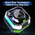 JS86 Portable Magnetic Semiconductor Phone Cooler with Digital Display RGB Lights 3 Mode Powerful Cooling Fan for Gaming Live. 