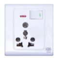 Powersocket Multi 16A With Back Box And Indicator 3×3 Power Socket Multiplug. 