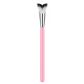 1 pcs Lash Shampoo Curved Brush For Eyelash Extension Cleansing,Soft Makeup Removal Bath Swoop Brush Tools.