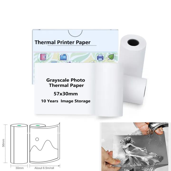 Grayscale Instant Camera Refill Print Paper,Photo Printer HD Printing ...