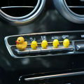 5Pcs Cute Mini Ducks Car Interior Decoration Auto Rearview Mirror Dashboard Ornaments For Woman Man Gift Car Accessories. 