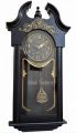 Pendulum Wall Clocks Antique Plastic Grandfather Wall Clock With Swinging Pendulum, Battery Operated Home Decor For Living Room-Brown. 