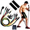 Resistance Bands Set – Stackable Workout Bands with Handles, Door Anchor, Ankle Straps & Carry Bag. 