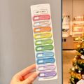 10PCS Handmade Colorful Hair Clips:Star&Heart Shaped Barrettes, Cute Hair Accessories for Girls, Vibrant Hairpins for Daily Wear. 