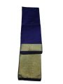 Blue & Golden Combination 12 Hand Half Silk Marvelous Exclusive Comfortable Exquisite. 