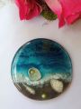 Round shape resin art. 