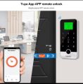 IP67 Fully Waterproof Fingerprint RFID Keypad Access Control System, 13.56MHz Wiegand 26 Metal Shell Access Controller, NFC Smart Phone Unlock for Home Safe, Outdoor Supported. 