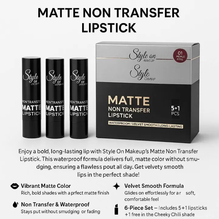 Style%20On%20Makeup%20Matte%20Non%20Transfer%20Lipstick%20%E2%80%93%20Waterproof%20-%20Image%202