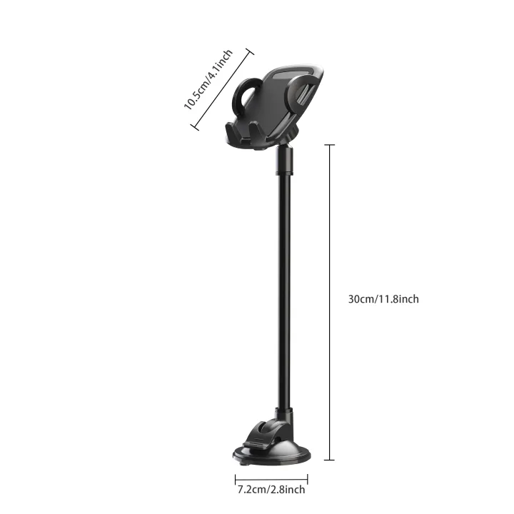 Solid%20Car%20Truck%20Phone%20Mount%20Holder%20with%2011.8-Inch%20Gooseneck%20Long%20Arm%20Anti-Shake%20Stabilizer%20Compatible%20All%20Cell%20Phones%20iPhone%20-%20Image%206