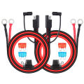 Double SAE Quick Release Cable Adapter Extension Solar Cable SAE to O-ring Connector Extension Cable for Battery Charger Maintai. 