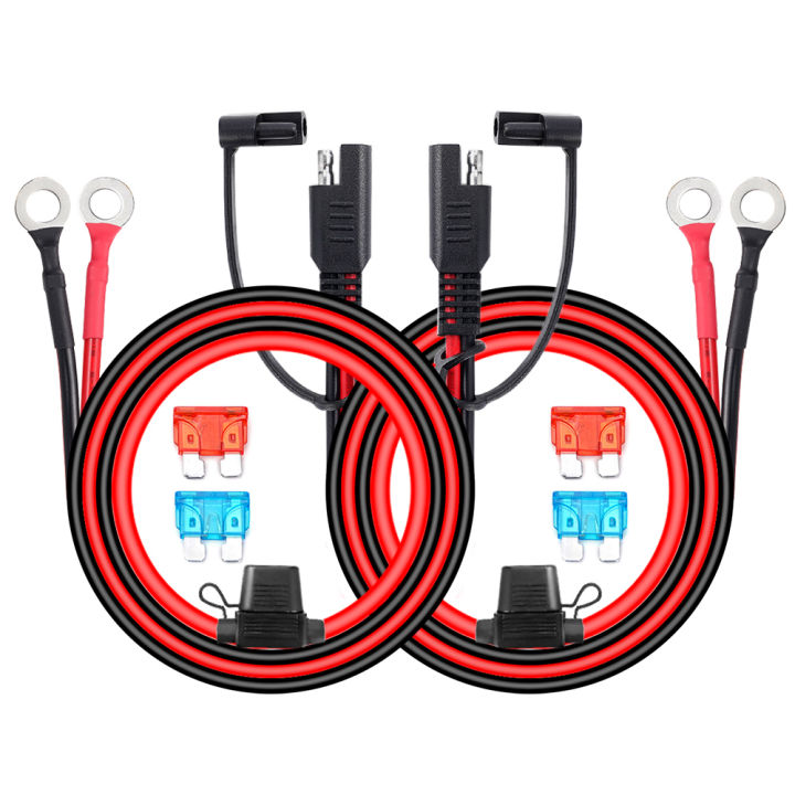 Double%20SAE%20Quick%20Release%20Cable%20Adapter%20Extension%20Solar%20Cable%20SAE%20to%20O-ring%20Connector%20Extension%20Cable%20for%20Battery%20Charger%20Maintai%20-%20Image%202