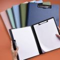 New A4 File Folder Clipboard Writing Pad Memo Clip Board Double Clips Organizer School Office Stationary. 