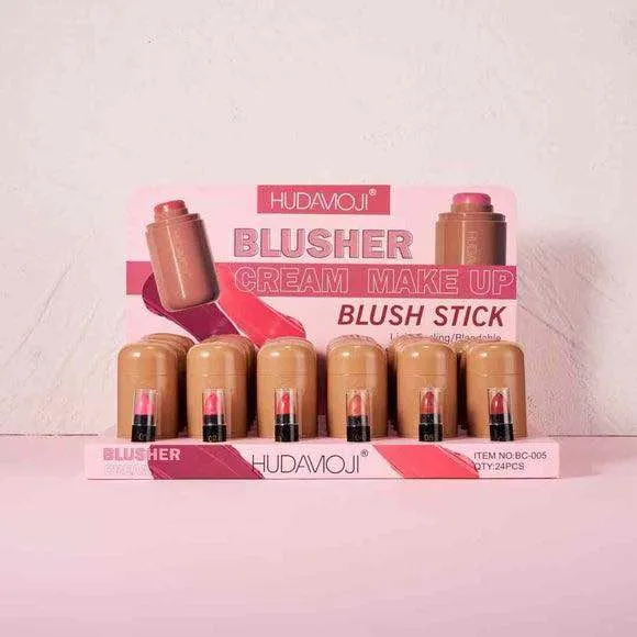 HudaMoji Cream Blush Stick Set – Long-Lasting Blendable Cream Makeup ...