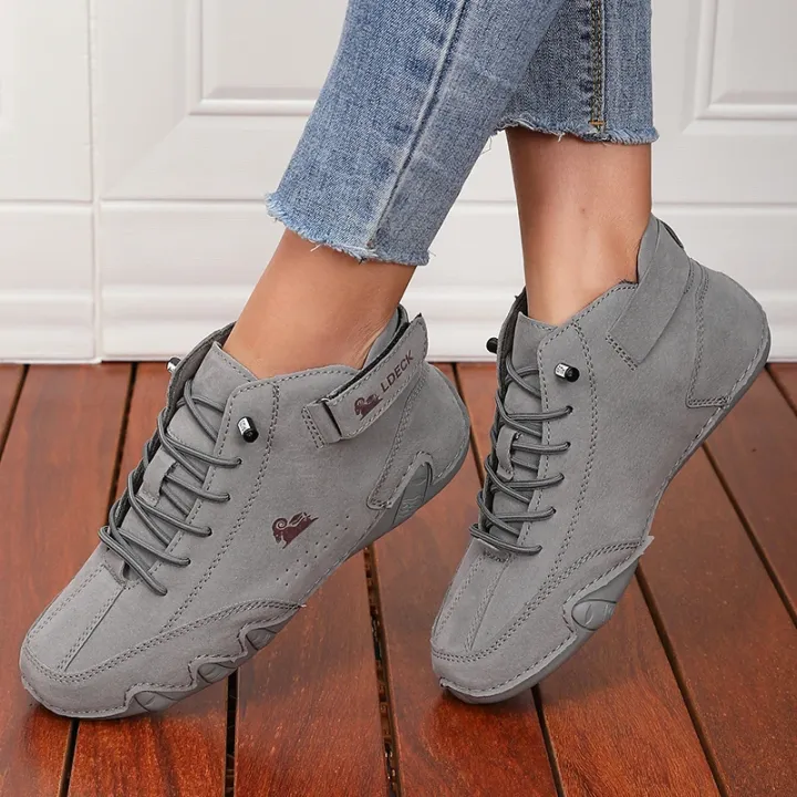Khaki%20Women's%20Boots%20Trendy%20Comfortable%20Soft%20Soled%20High%20Top%20Boots%20Versatile%20Fashionable%20Commuting%20Motorcycle%20Women's%20Sneakers%20-%20Image%206
