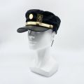 JoJo's Bizarre Adventure Kujo Jotaro Cosplay Cap Unisex Adult Metal Badge Hat Prop. 