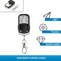 Metal Push Button Remote Control Transmitter ABCD / Lock Unlock 4Button 433MHz Universal 4 Buttons Garage Door Opener Remote. 