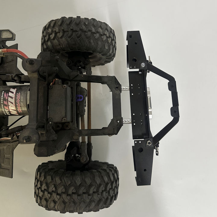 Metal%20Front%20Bumper%20with%20Tow%20Trailer%20for%201/10%20RC%20Crawler%20Car%20Traxxas%20TRX4%20Axial%20SCX10%2090046%2090047%20SCX10%20II%20Upgrade%20Parts%20-%20Image%204