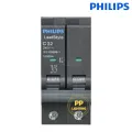Philips main circuit breaker 2pole 10ka MCB eafstyle size 32A, 40A, 50A, 63A plug-on. 