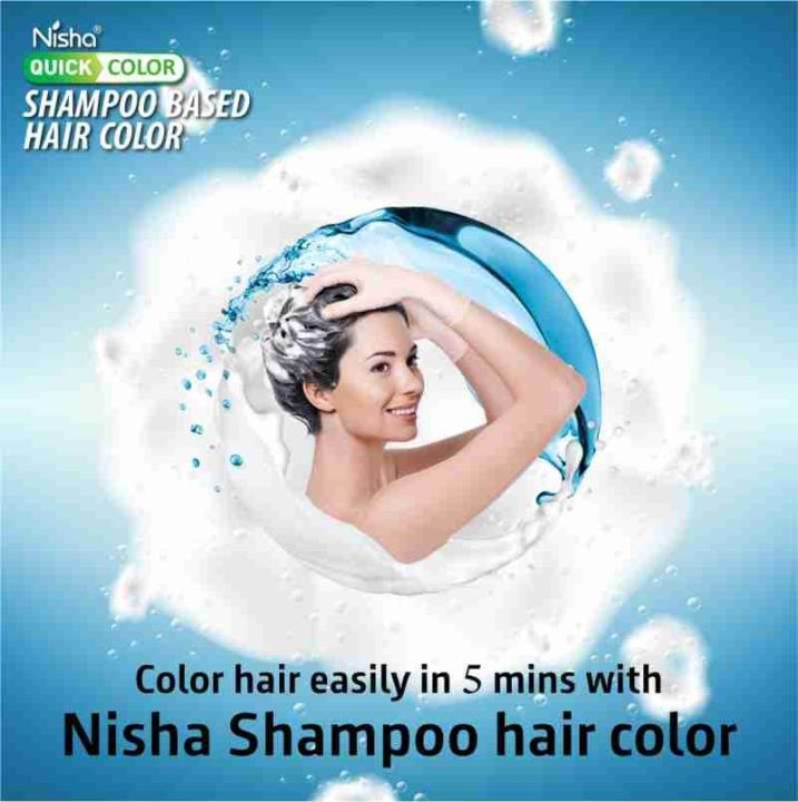 Nisha%20Quick%20Color%20Shampoo%20Based%20Hair%20Color%20For%20Men%20&%20Women%20Natural%20Looking%20Hair%2020ML%20Each%20Sachet%20(10%20Sachet%20in%201%20Box),%20Black%20-%20Image%205