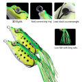 Frog Fishing Lures Soft Tube Bait 1pc 5g 8.5g 13g Silicone Topwater Frog Type Lure 3D Eyes Sharp Hook Artificial Fishing Tackles. 