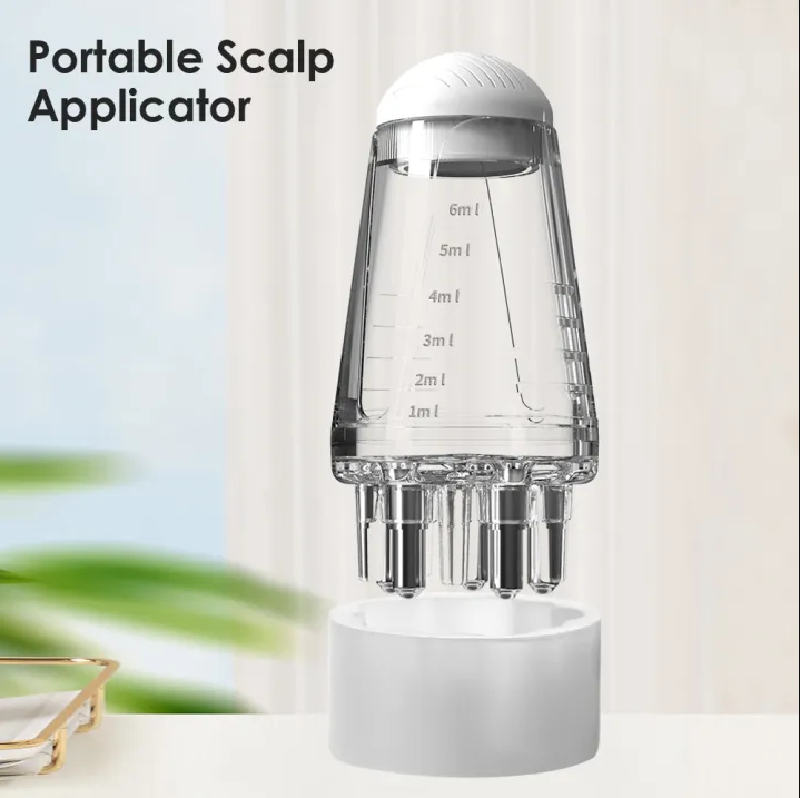Multi-functional Hair Dyeing Treatment Oil Cream Shampoo Bottle Oil Coloring Dispensing Applicator Brush Tip Tool