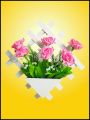 wall hanging flower and vase.