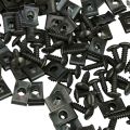 Self Tapping Screws Metal Fastener Clip for Car Motorcycle U-Type Clip with Screw Anti-rust Protection Clip Screw Iron Sheet Kit. 