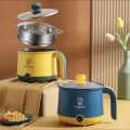 Cooking Pot Multifunctional Nonstick Household Cooking Pot 1-2 Person Single/Double Layer Hot Pot Electric Rice Cooker Machine.
