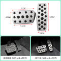 Aluminum Pedal Pads Cover MT AT for Chevrolet Cruze Sedan Hatchback for OPEL Mokka 2013-2015 ASTRA J Insignia Car Styling. 